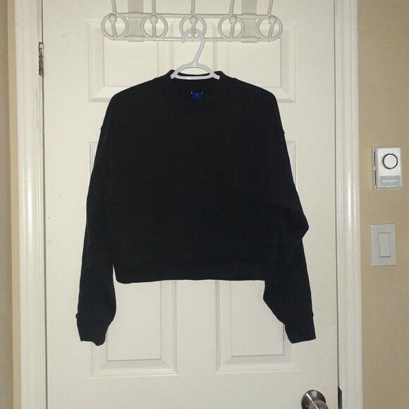 Kit and Ace Women's Size S Dark Heather Gray Pacific Coast Pullover Sweatshirt - Picture 2 of 12